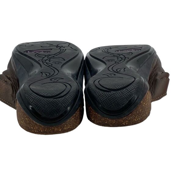 Dansko Janie Slide Sandals Leather Size EU 38/US 7.5-8 (HF1) - Picture 11 of 12